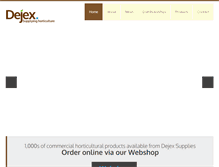 Tablet Screenshot of dejex.co.uk